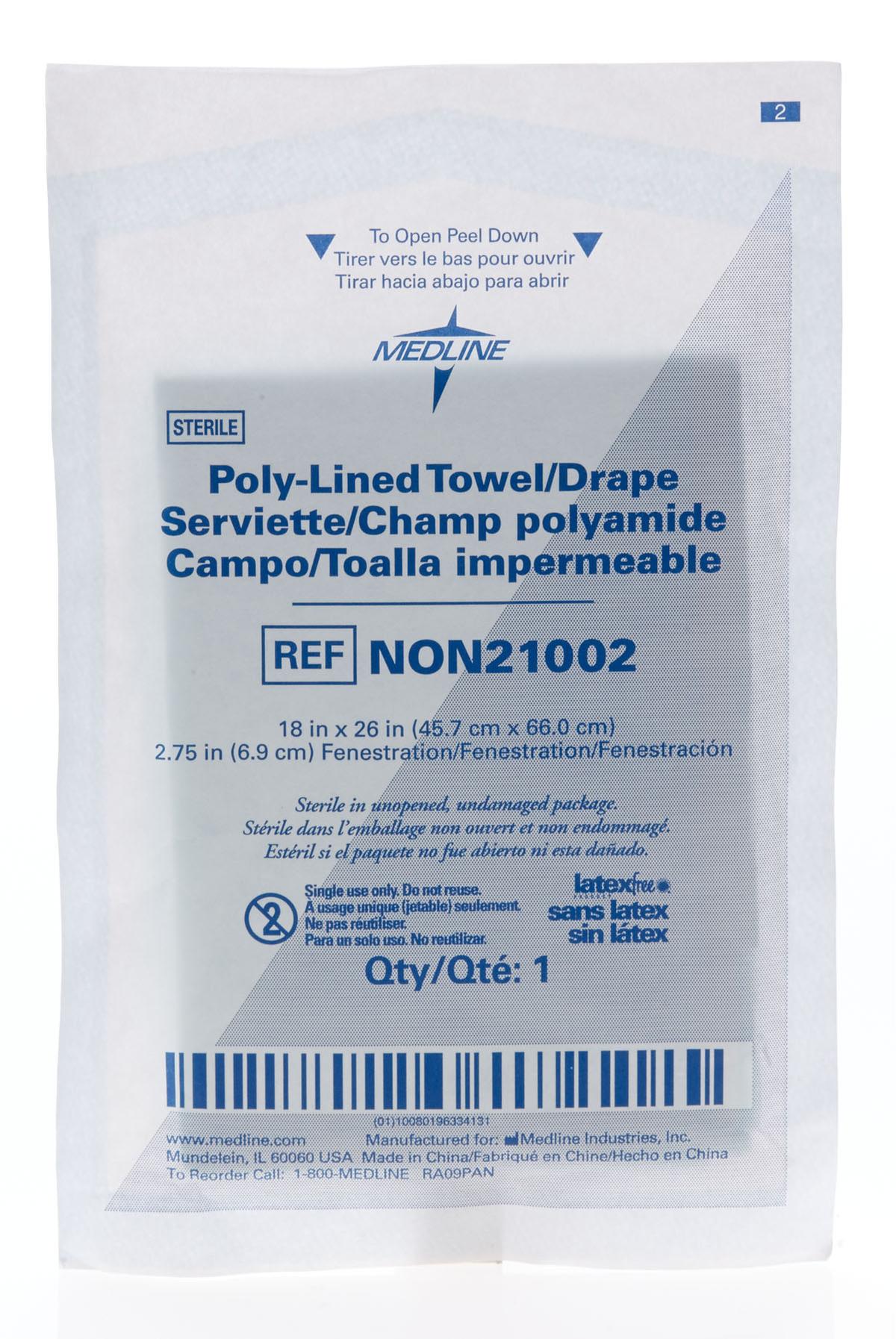 Drape Surgical Sterile 18" x 26" Fenestrated, 50/Bx