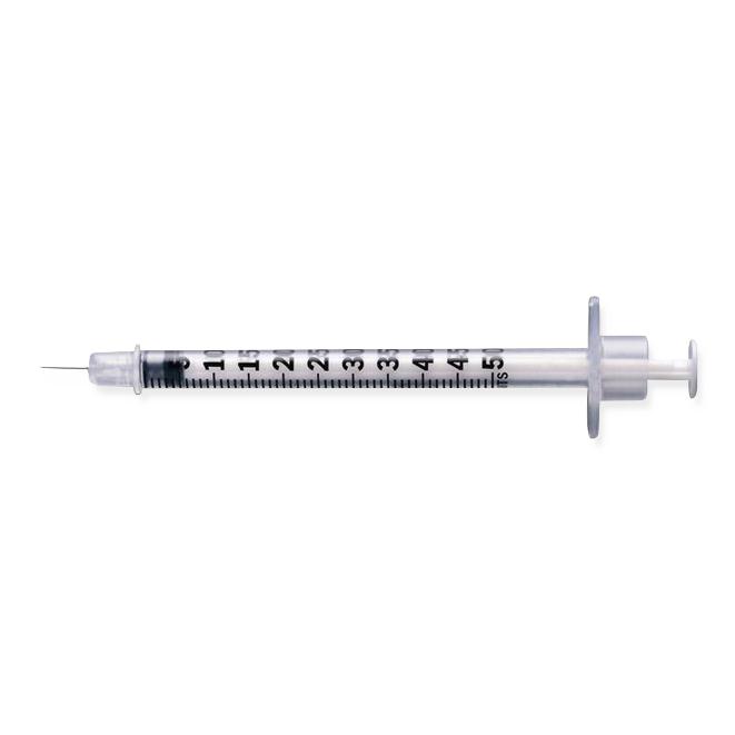 Insulin Syringe Ml 31g X 5 16 U 100 Ultra Fine Needle 100 Bx