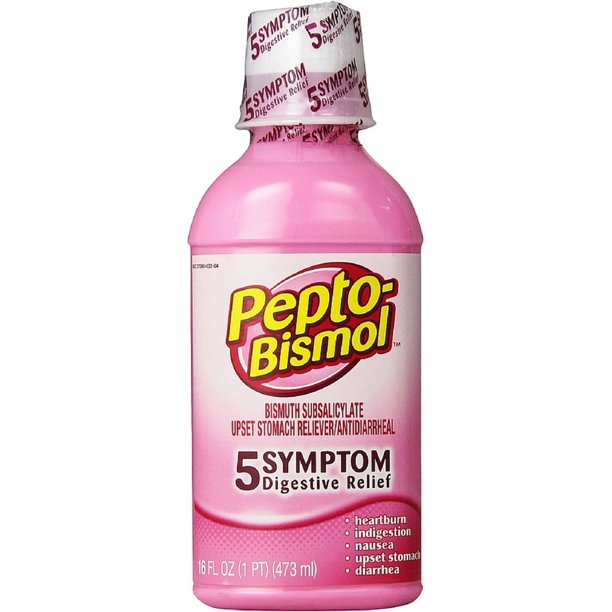 Pepto Bismol Original 525 mg 16 oz, Ea | Dealmed Medical Supplies