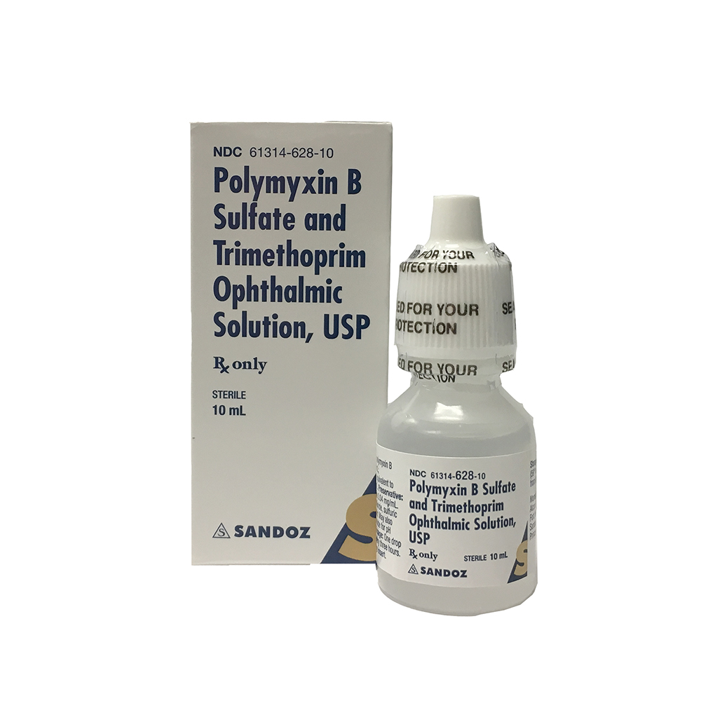 Polymyxin B Sulfate/Trimethoprim (Polytrim) 1 Ophthalmic Solution 10