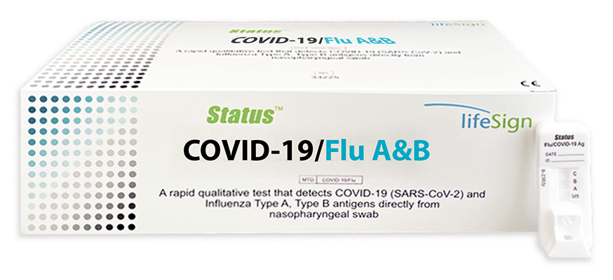 Status COVID-19/Flu A&B Test Kit CLIA Waived, 25/Box (Orders Are Non ...