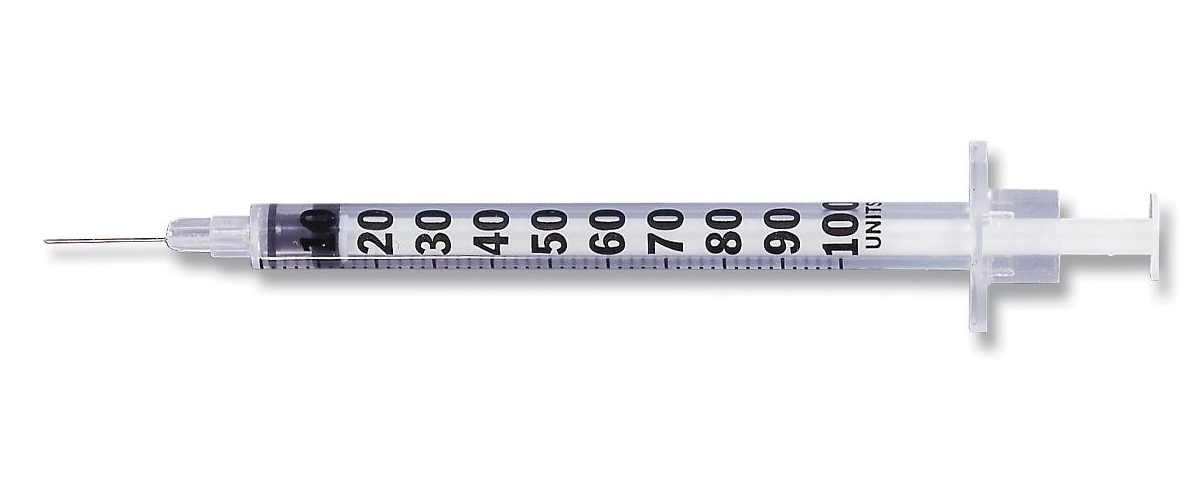 Insulin Syringe 1 Ml 28g X 100 Bx