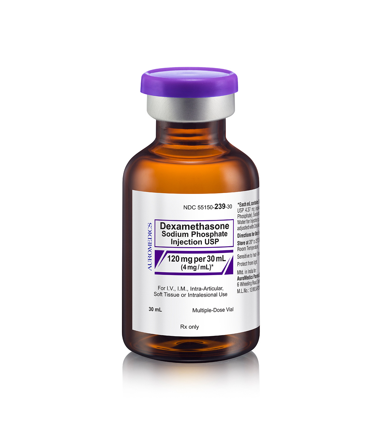 Dexamethasone 120 Mg/30 ML 4 Mg/mL 30 ML MDV, Ea