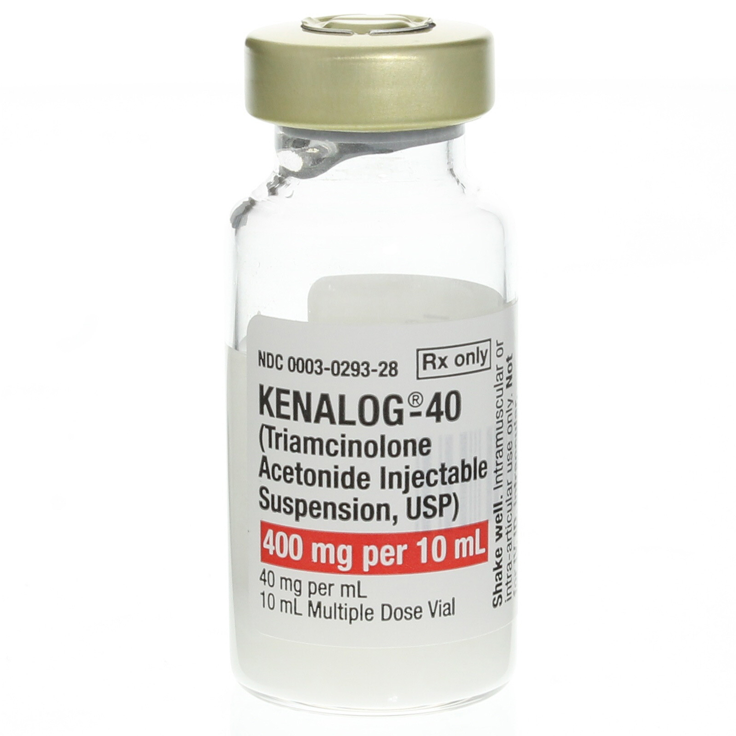 Kenalog40 400 mg/ 10 mL 40 mg/mL 10 mL MDV, Ea