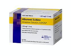 Albuterol Sulfate Inhalation, 0.042%, 3 Ml, 30 Bx 