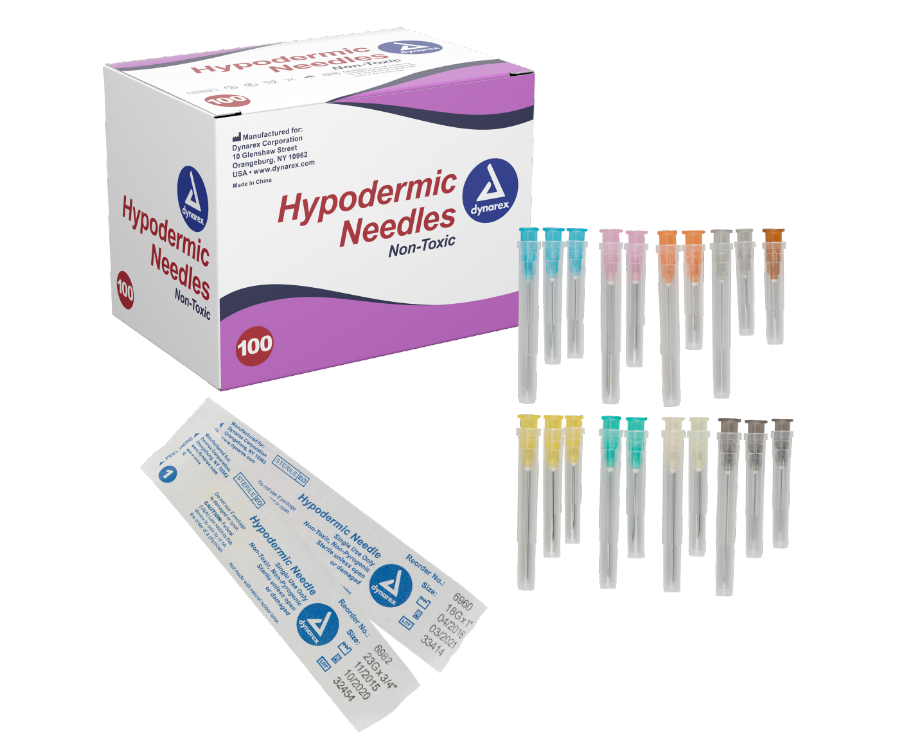 Hypodermic Needle 18G x 1", 100/Bx Dealmed Medical Supplies