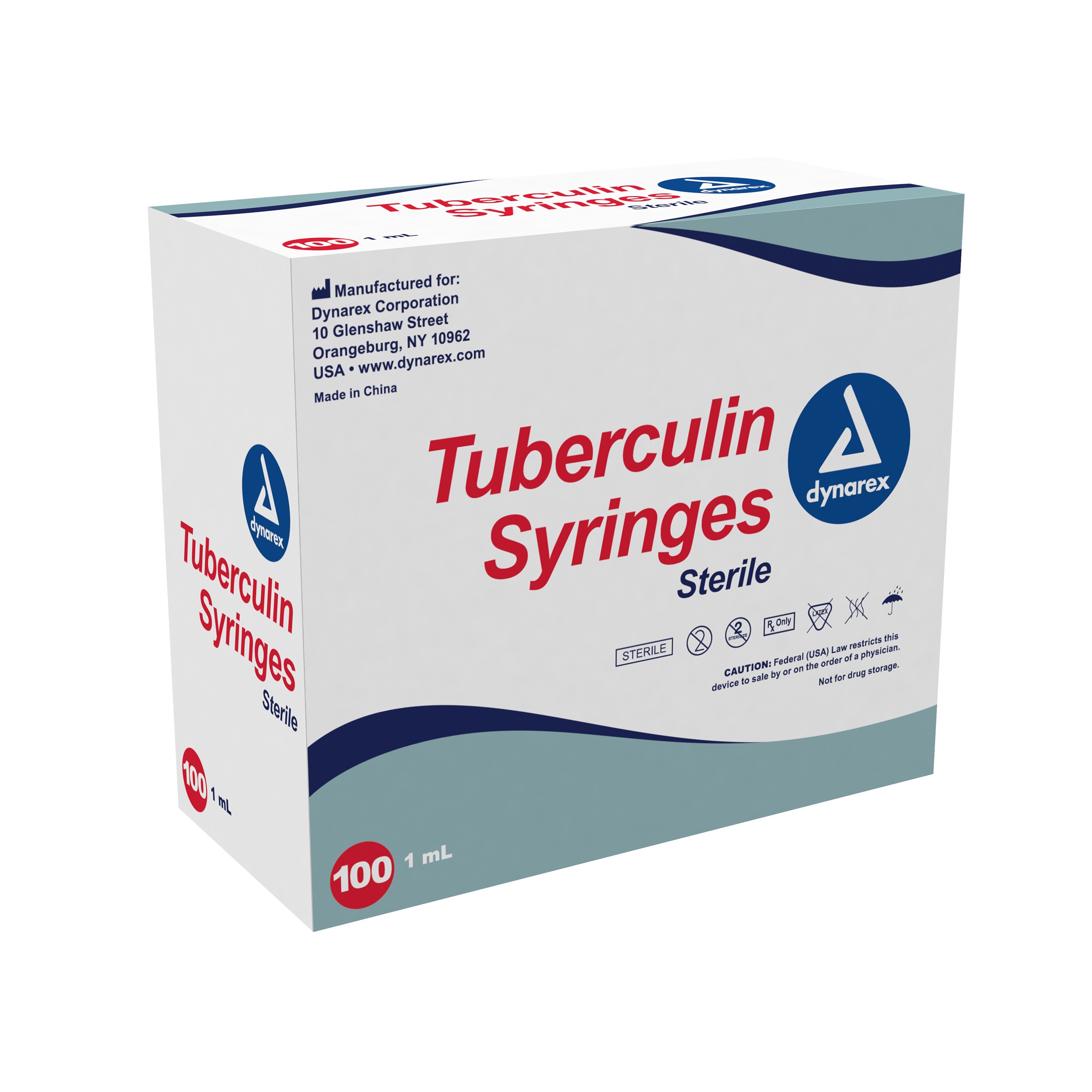 TB Syringe 1 mL 25G x 5/8
